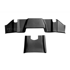 Накладки на ковролин заднего ряда (2 шт) (ABS) L@DA L@ЯGUS 7 мест (2021-н.в.)