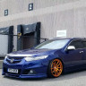 Вставка между клыками переднего бампера Modulo для Honda Accord (VIII gen)(2008-2013) купить недорого с доставкой в Ишим