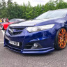 Вставка между клыками переднего бампера Modulo для Honda Accord (VIII gen)(2008-2013) купить недорого с доставкой в Ишим