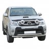 Защита переднего бампера «Труба двойная» (d63,5) для Toyota Hilux pickup (2008-2011)(Окрашенное) купить недорого с доставкой в Ишим