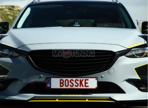 Спойлер-Вставка между клыками "SkyActivSport" для Mazda 6 (2015-н.в.) купить недорого с доставкой в Ишим