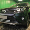 Защита радиатора "Standart" Toyota RAV4 (2015-2019) низ, хром купить недорого с доставкой в Ишим