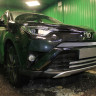 Защита радиатора "Standart" Toyota RAV4 (2015-2019) низ, хром купить недорого с доставкой в Ишим