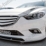 Сплиттер переднего бампера под клыки № 1 "SkyActivSport" для Mazda 6 (2013-н.в.) купить недорого с доставкой в Ишим