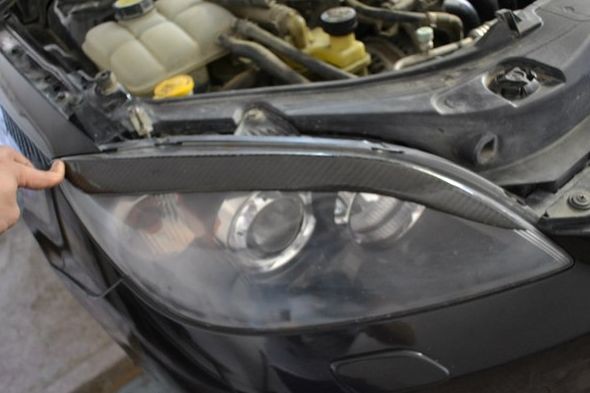 Реснички Карбоновые Mazda 3 (Hatchback) (МПС) купить недорого с доставкой в Ишим