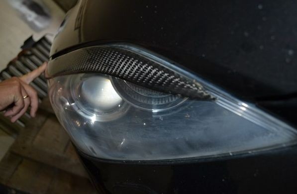 Реснички Карбоновые Mazda 3 (Hatchback) (МПС) купить недорого с доставкой в Ишим