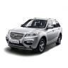 Защита переднего бампера двойная d63/51мм ШАГРЕНЬ (ППК) LIFAN X60 (2012-2016 г.в.) купить недорого с доставкой в Ишим
