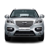 Защита переднего бампера двойная d63/51мм ШАГРЕНЬ (ППК) LIFAN X60 (2012-2016 г.в.) купить недорого с доставкой в Ишим