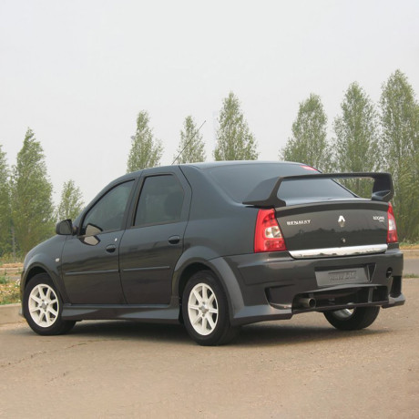 Накладки на пороги "Power DM" для Renault Logan (фаза 2) купить недорого с доставкой в Ишим