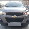 Защита радиатора "Standart" Chevrolet Captiva рестайлинг (2013-2015) чёрная купить недорого с доставкой в Ишим