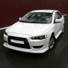Накладка на передний бампер "GT" для Mitsubishi Lancer X купить недорого с доставкой в Ишим
