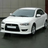 Накладка на передний бампер "GT" для Mitsubishi Lancer X купить недорого с доставкой в Ишим