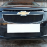 Защита радиатора "Standart" Chevrolet Cruze (2008-2013) верх, чёрная купить недорого с доставкой в Ишим