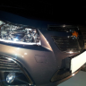 Защита радиатора "Standart" Chevrolet Cruze (2012-2015) верх, чёрная купить недорого с доставкой в Ишим