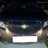 Защита радиатора "Standart" Chevrolet Cruze (2012-2015) верх, чёрная купить недорого с доставкой в Ишим