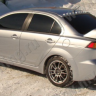 Козырек на заднее стекло с 9 зубьями для Mitsubishi Lancer X (2007-2016) купить недорого с доставкой в Ишим