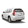 Защита заднего бампера «Уголки» (d63.5) Haval H9(Нерж. Сталь) купить недорого с доставкой в Ишим