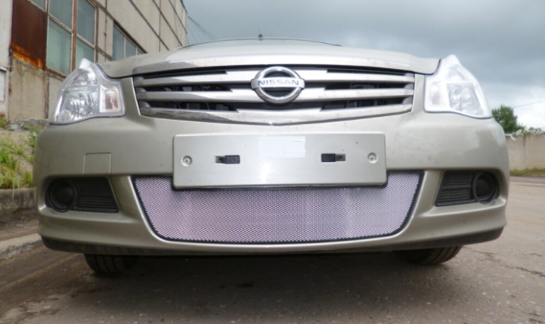 Защита радиатора "Standart" Nissan Almera хром купить недорого с доставкой в Ишим