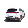Защита заднего бампера «Уголки» (d51) для Kia Sportage (2016-н.в.)(Окрашенное) купить недорого с доставкой в Ишим