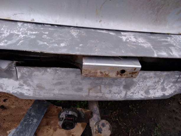 Силовой задний бампер стеклопластиковый для Chevrolet Niv@ купить недорого с доставкой в Ишим