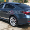 Диффузор заднего бампера var №4 (с килями) для Mazda 6 (2013 - н.в.) купить недорого с доставкой в Ишим