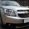 Защита радиатора "Standart" Chevrolet Orlando (2009-2015) верх, чёрная купить недорого с доставкой в Ишим
