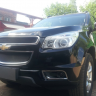 Защита радиатора "Standart" Chevrolet Trailblazer (2012-2015) чёрная купить недорого с доставкой в Ишим