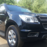 Защита радиатора "Standart" Chevrolet Trailblazer (2012-2015) чёрная купить недорого с доставкой в Ишим