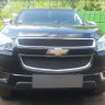 Защита радиатора "Standart" Chevrolet Trailblazer (2012-2015) чёрная купить недорого с доставкой в Ишим