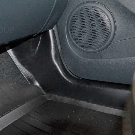 Накладки на ковролин (6шт) (ABS) RENAULT LOGAN (2014-н.в.) купить недорого с доставкой в Ишим