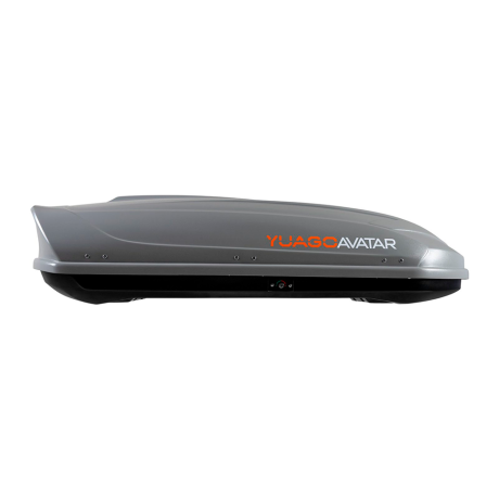 Автобокс YUAGO Avatar (тиснение) (EuroLock) двусторонний, серый, 460л купить недорого с доставкой в Ишим
