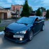 Подиум номера "EVO" №1 (прямой, гладкий, дорестайлинг) для Mitsubishi Lancer 10 (2007-2010) купить недорого с доставкой в Ишим