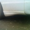 Накладки (клыки) на задний бампер (сток) Toyota Cresta 90 купить недорого с доставкой в Ишим
