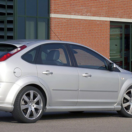 Накладки на пороги "MS" для Ford Focus 2 (2004-2011) купить недорого с доставкой в Ишим