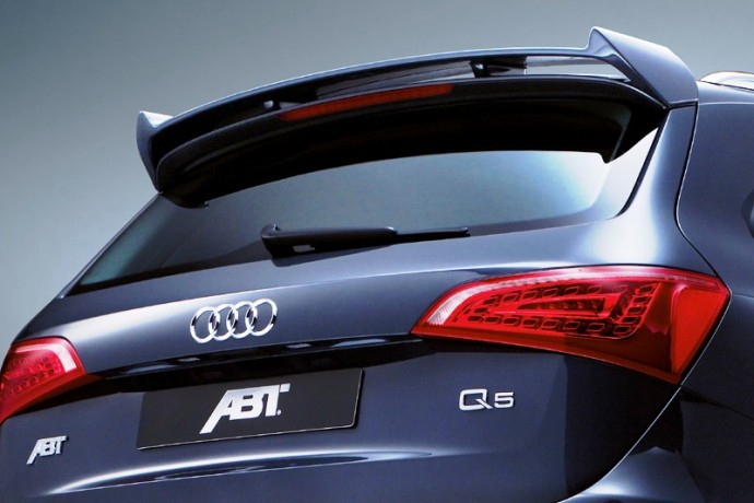 Спойлер (АнтиКрыло) (в комплекте с эмблемой ABT) в стиле "ABT" для Audi Q5 (2008-2012) купить недорого с доставкой в Ишим