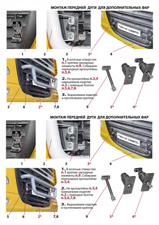 Дуга передняя для дополнительных фар DAF FT XF105.410-460 (2008-2013)(Окрашенное) купить недорого с доставкой в Ишим