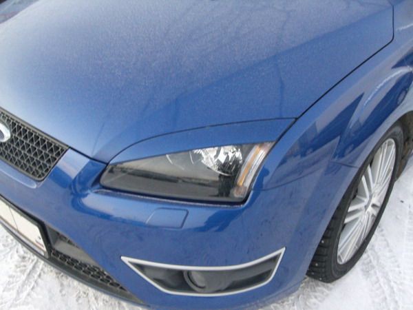 Накладки на фары (реснички) широкие var №2 для Ford Focus 2 (2004-2008) купить недорого с доставкой в Ишим
