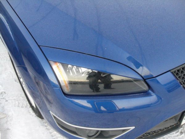 Накладки на фары (реснички) широкие var №2 для Ford Focus 2 (2004-2008) купить недорого с доставкой в Ишим