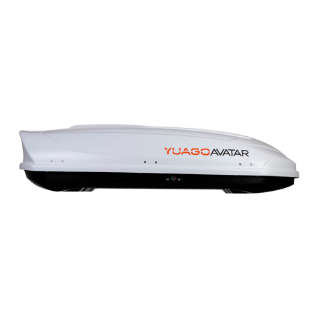 Автобокс YUAGO Avatar (тиснение) (EuroLock) двусторонний, белый, 460л купить недорого с доставкой в Ишим