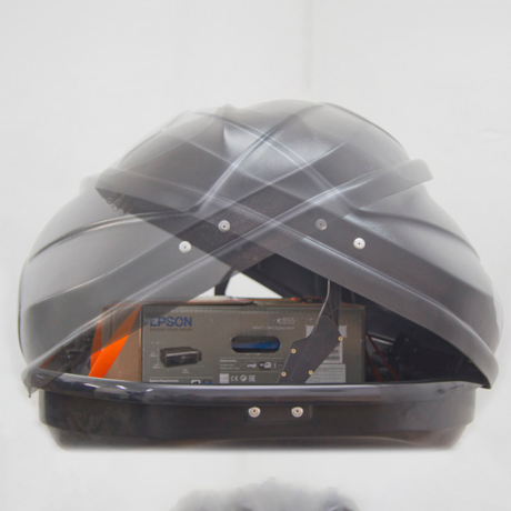 Автобокс YUAGO Avatar (тиснение) (EuroLock) двусторонний, белый, 460л купить недорого с доставкой в Ишим