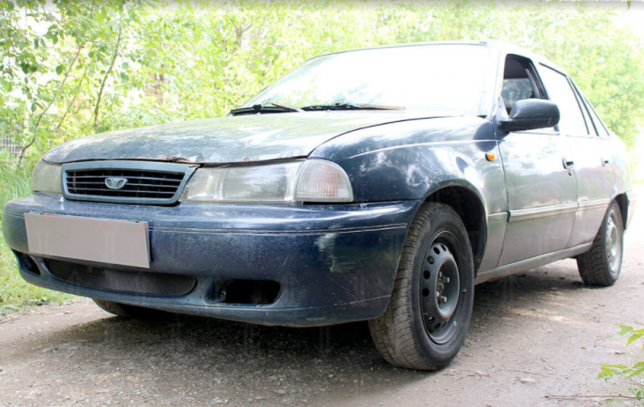 Защита радиатора "Standart" Daewoo Nexia (1994-2008) чёрная купить недорого с доставкой в Ишим