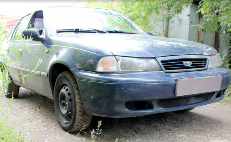 Защита радиатора "Standart" Daewoo Nexia (1994-2008) чёрная купить недорого с доставкой в Ишим
