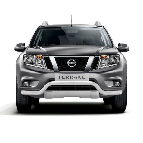Защита переднего бампера d63мм "Волна" (НПС) Nissan Terrano (2014-н.в.) купить недорого с доставкой в Ишим