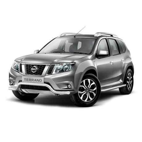 Защита переднего бампера d63мм "Волна" (НПС) Nissan Terrano (2014-н.в.) купить недорого с доставкой в Ишим