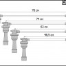 Провода высоковольтные для Hyundai Trajet, Santa Fe, Sonata, Sonata IV; Mitsubishi Lancer, Galant (27501-38B00) купить недорого с доставкой в Ишим
