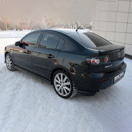 Лип спойлер "GT" для Mazda 3 (седан) купить недорого с доставкой в Ишим