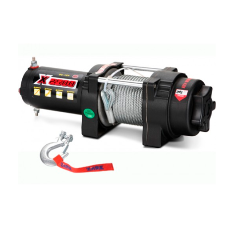 Лебедка для квадроцикла "Master Winch" Х2500, электрическая, 12В купить недорого с доставкой в Ишим