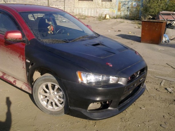 Пластиковые крылья с жабрами EVO Mitsubishi Lancer Evolution X купить недорого с доставкой в Ишим
