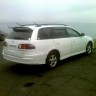 Накладки (клыки) на задний бампер (сток) Toyota Caldina (210) купить недорого с доставкой в Ишим