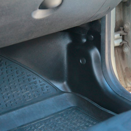 Накладки на ковролин передние "АртФорм" для Renault Duster (2011-2015 г.в.) 2 штуки купить недорого с доставкой в Ишим
